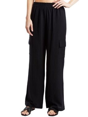 Drew Clothing Solana Eden Gauze Pants Black